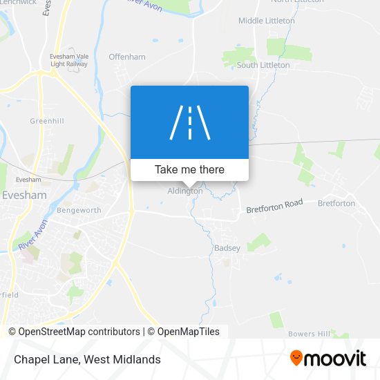 Chapel Lane map