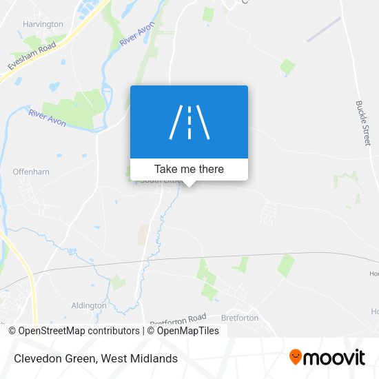 Clevedon Green map