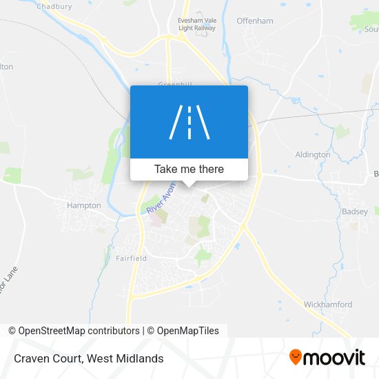 Craven Court map