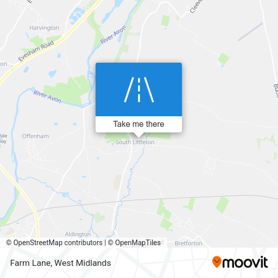 Farm Lane map