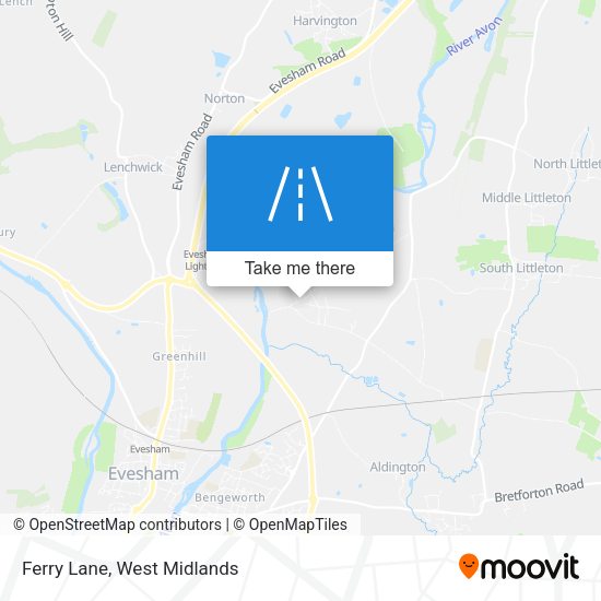 Ferry Lane map