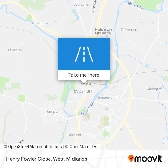 Henry Fowler Close map