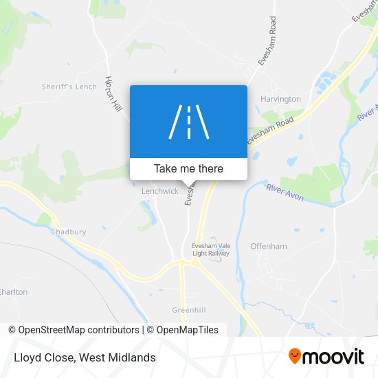 Lloyd Close map