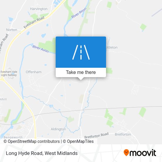 Long Hyde Road map
