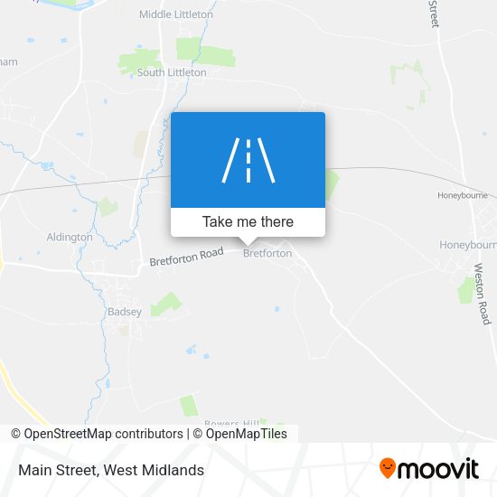 Main Street map