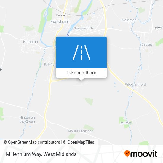 Millennium Way map