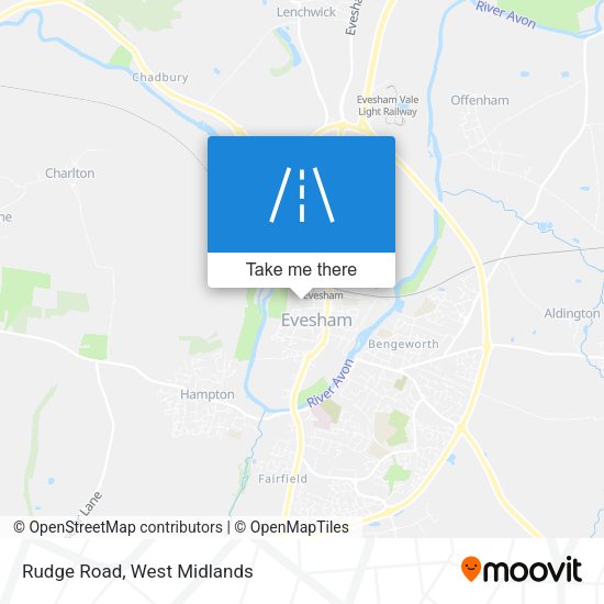 Rudge Road map