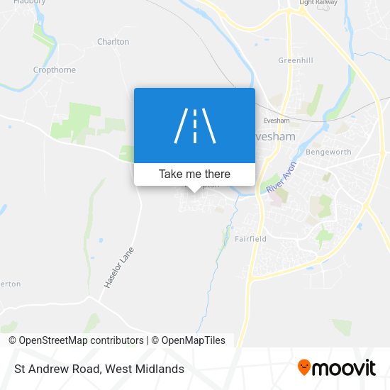 St Andrew Road map