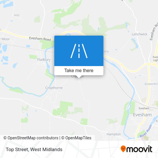 Top Street map