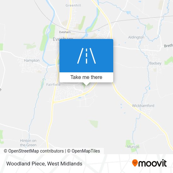 Woodland Piece map