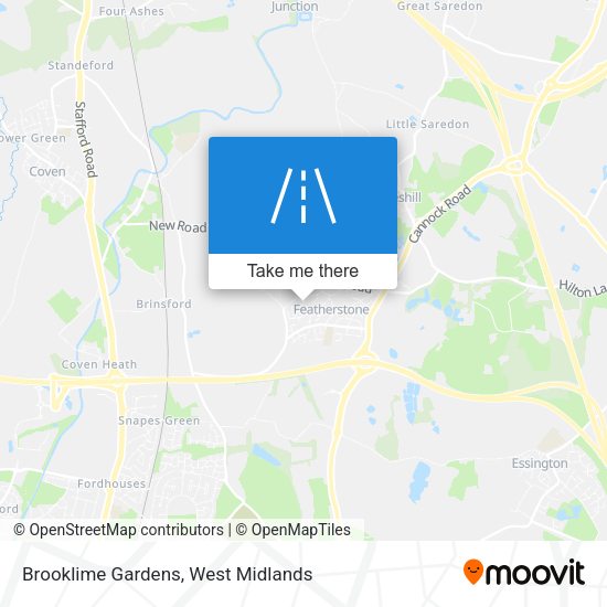 Brooklime Gardens map