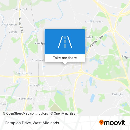 Campion Drive map