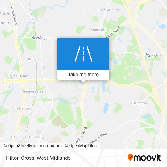 Hilton Cross map