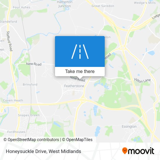 Honeysuckle Drive map