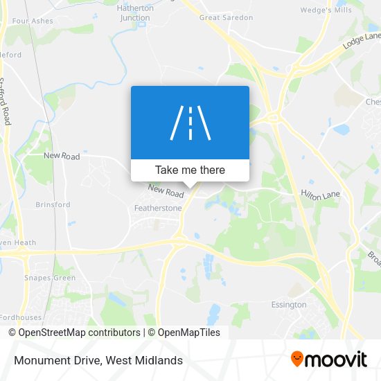 Monument Drive map