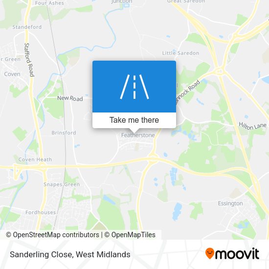 Sanderling Close map
