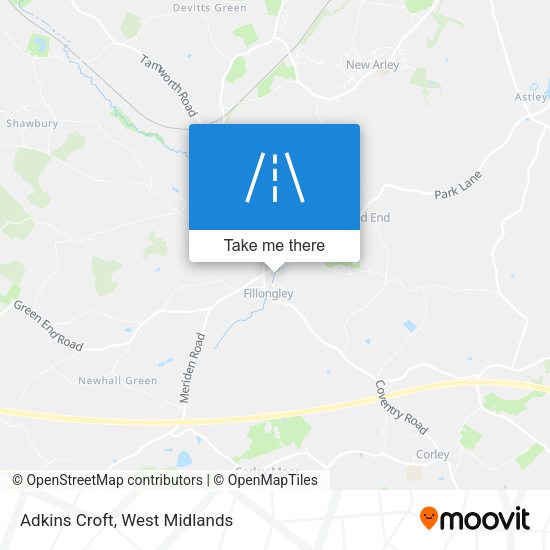 Adkins Croft map
