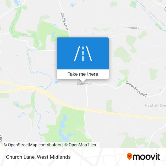 Church Lane map