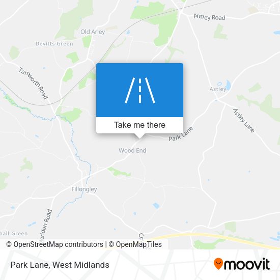 Park Lane map