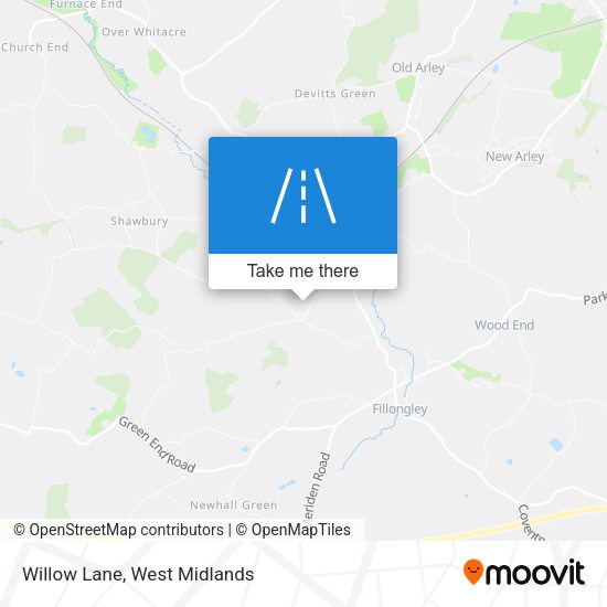 Willow Lane map