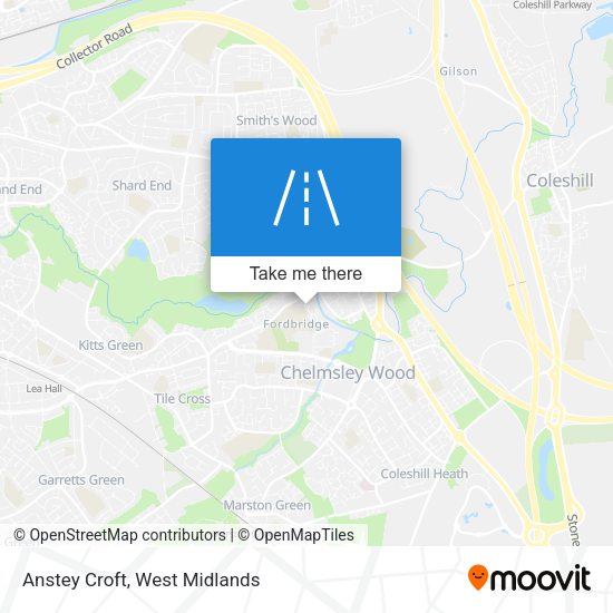 Anstey Croft map