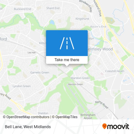 Bell Lane map
