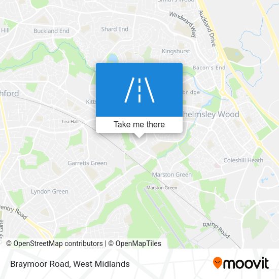 Braymoor Road map