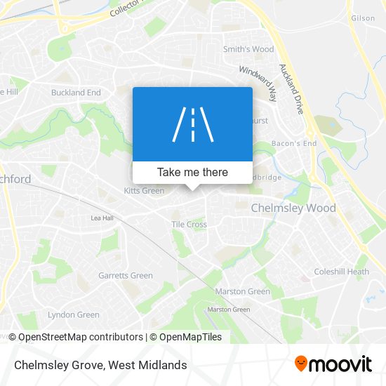 Chelmsley Grove map