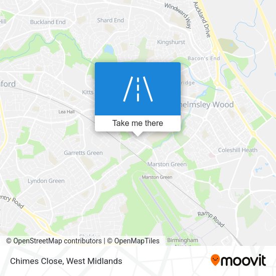 Chimes Close map