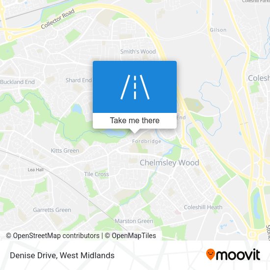 Denise Drive map