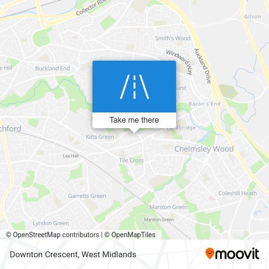 Downton Crescent map