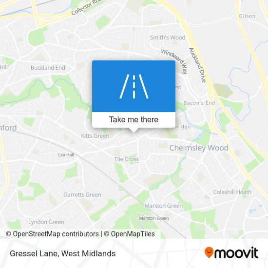 Gressel Lane map