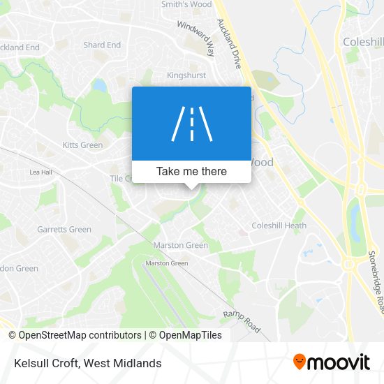 Kelsull Croft map