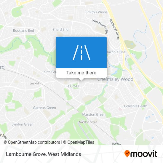 Lambourne Grove map