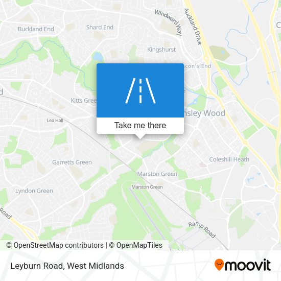 Leyburn Road map