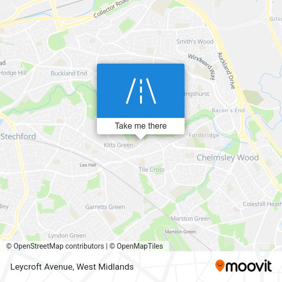 Leycroft Avenue map