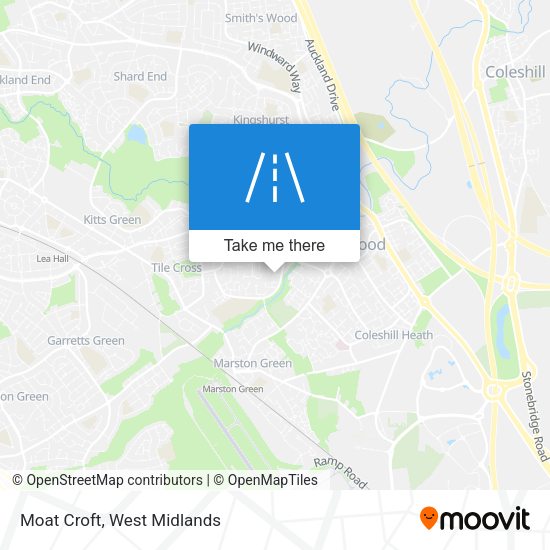 Moat Croft map