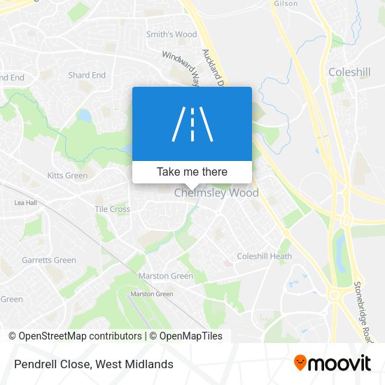 Pendrell Close map