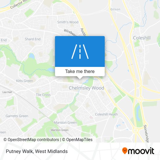 Putney Walk map
