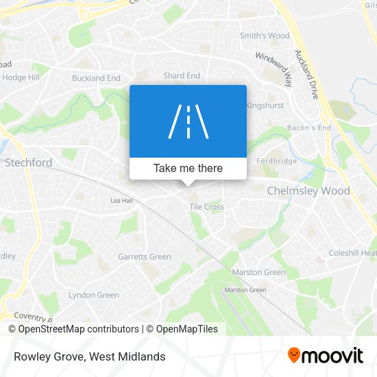 Rowley Grove map