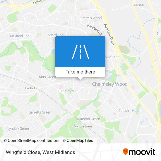 Wingfield Close map