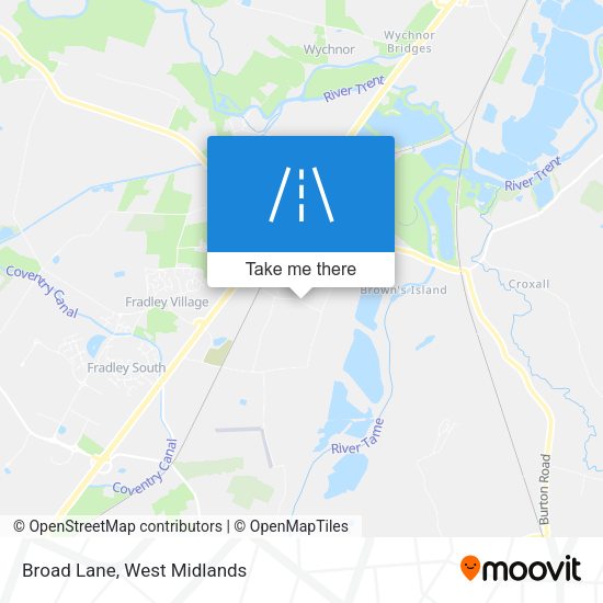 Broad Lane map