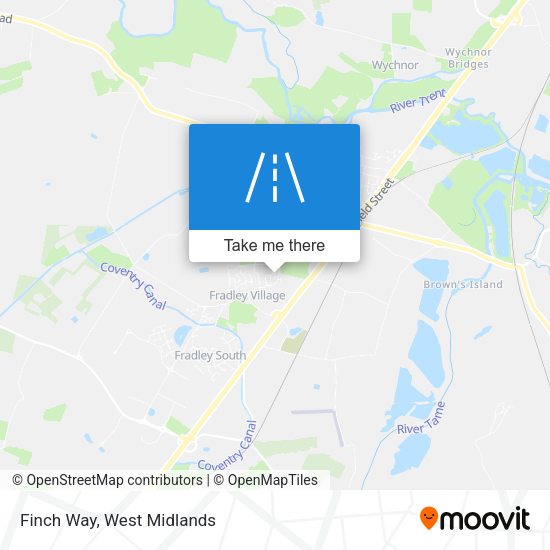 Finch Way map