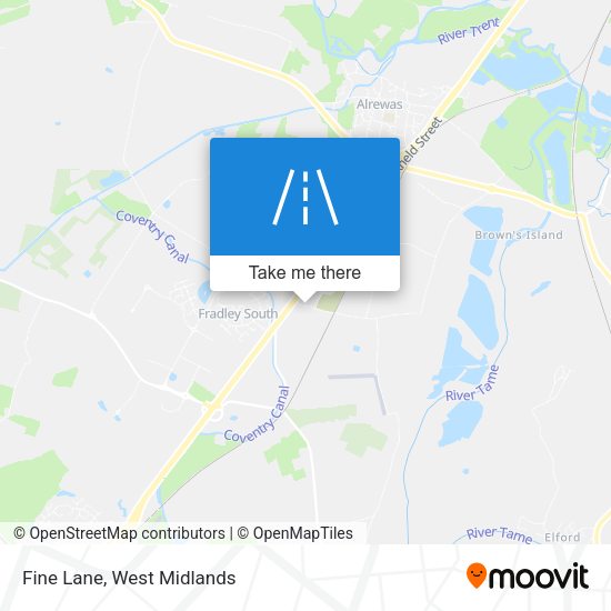 Fine Lane map
