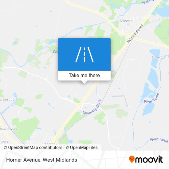 Horner Avenue map