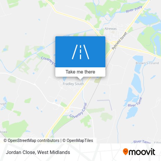 Jordan Close map