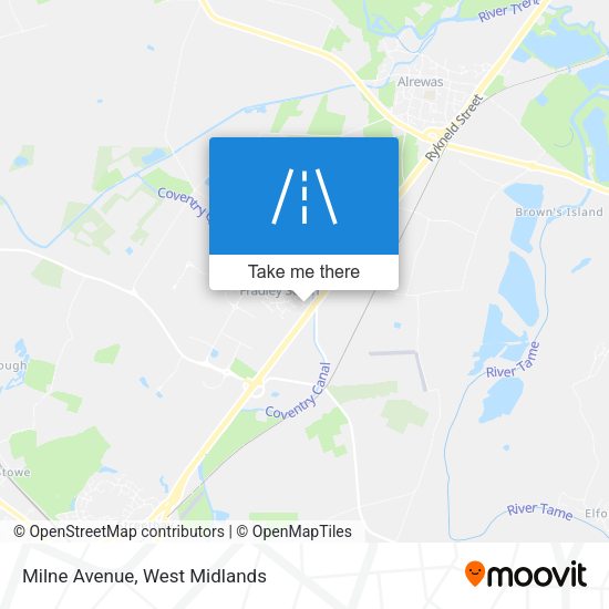 Milne Avenue map