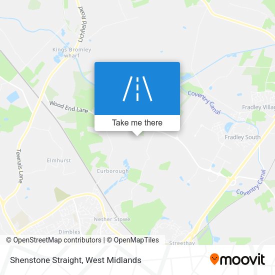 Shenstone Straight map