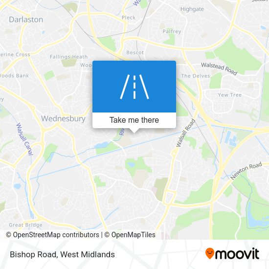 Bishop Road map