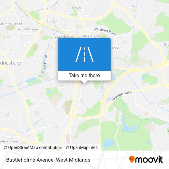 Bustleholme Avenue map